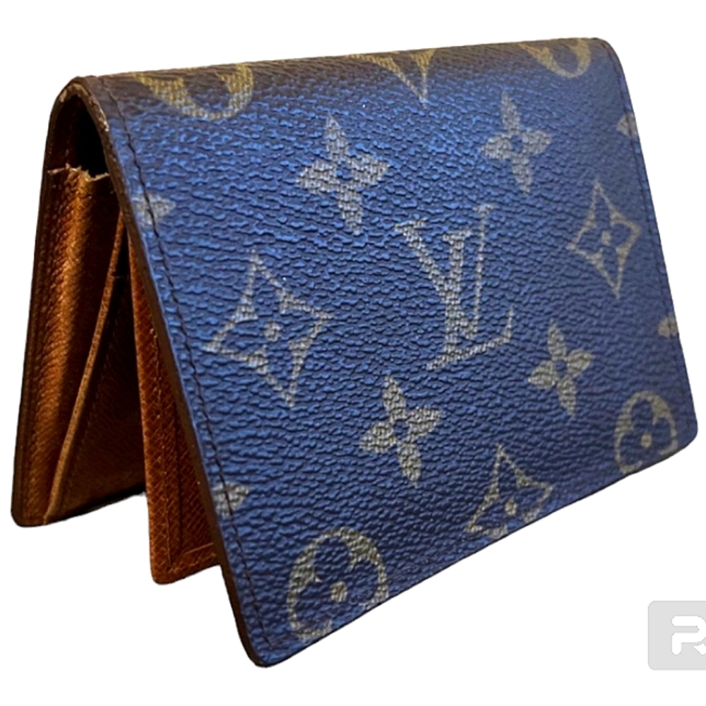 LOUIS VUITTON VINTAGE AUTHENTIC SIGNATURE MONOGRAM LEATHER WALLET EUC /UNISEX